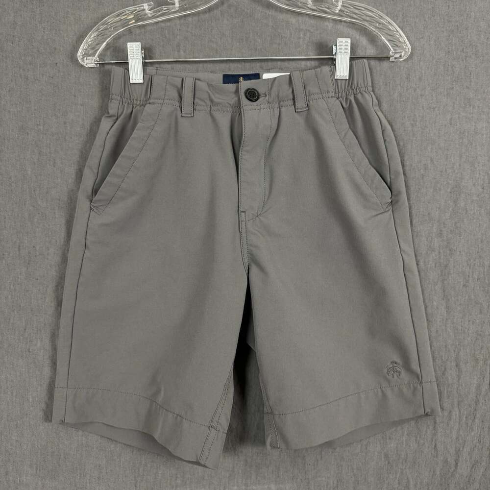Brooks Brothers Men's Size 30 Gray Nylon 8" Inseam Tech Stretch Shorts